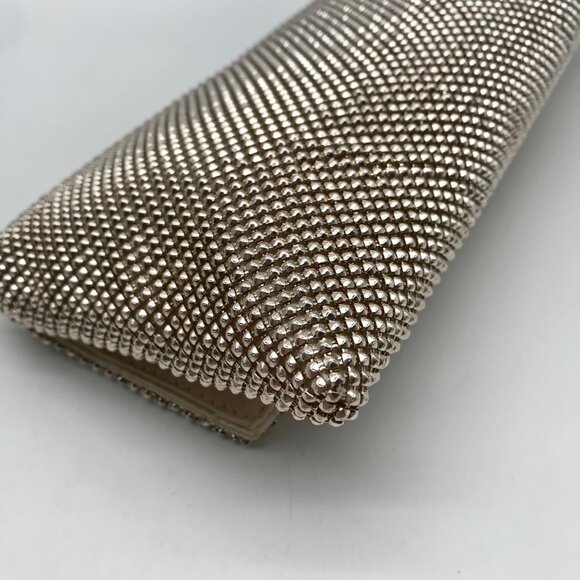 I.N.C. International Concepts Gold Mesh Hether Convertible Clutch - Picture 9 of 11